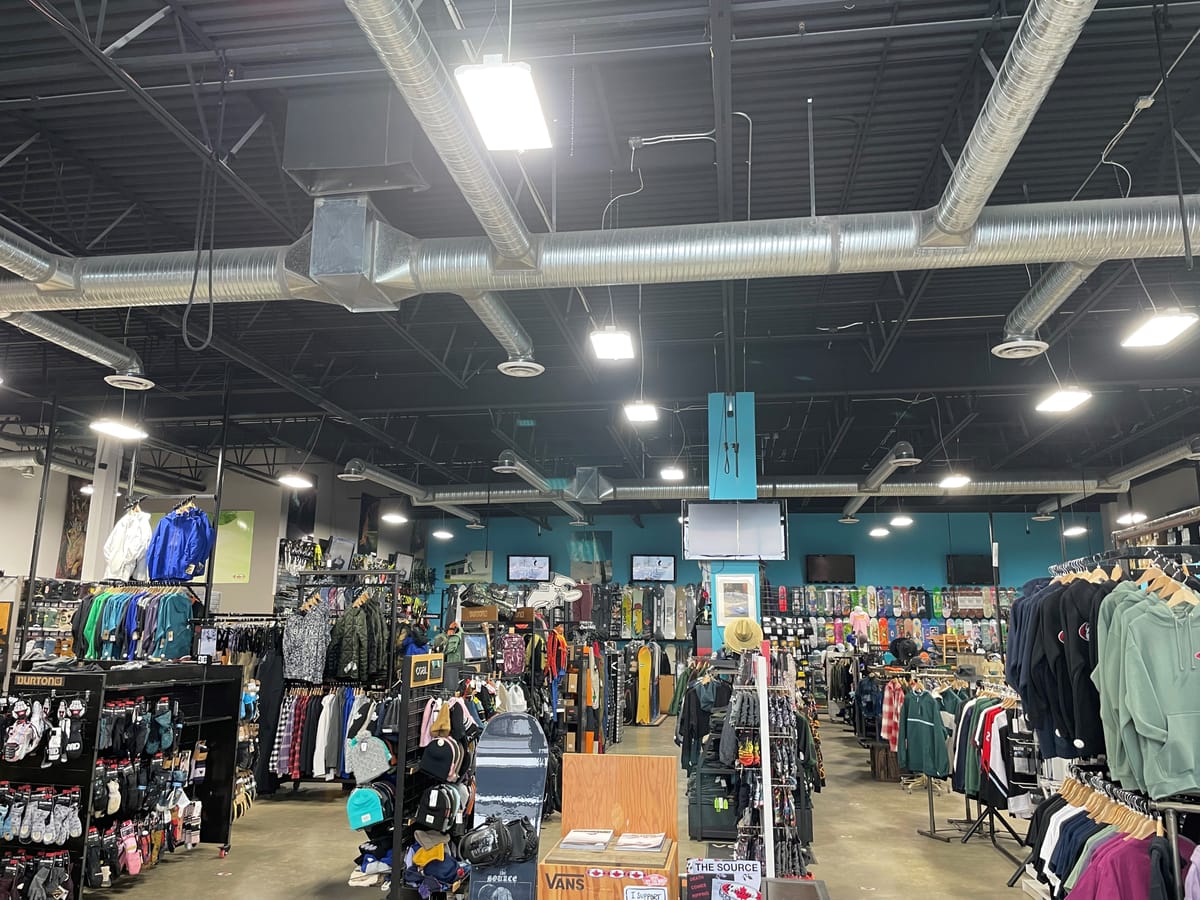 LED retrofit project — Source Board in Edmonton, AB