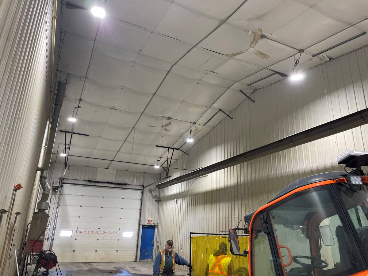 LED retrofit project — Urban Life Solutions in Nisku, AB